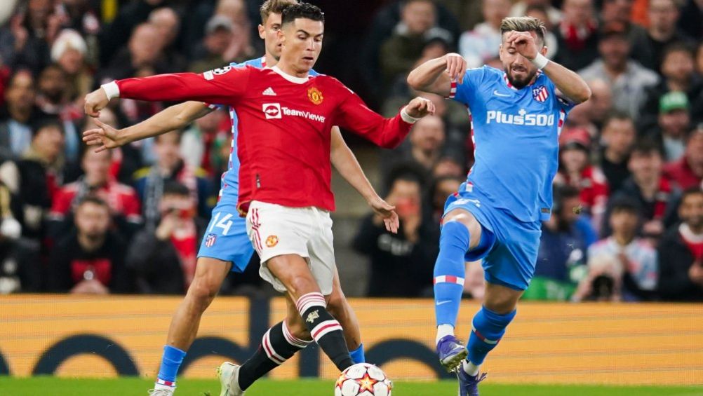 Cristiano Ronaldo y Héctor Herrera en la Champions League