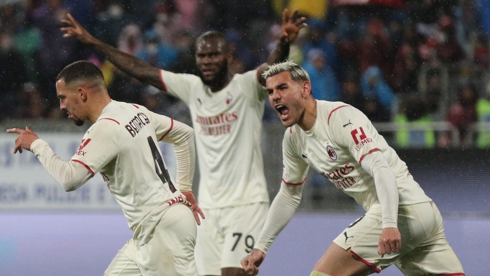 Bennacer celebrando su vs Cagliari 