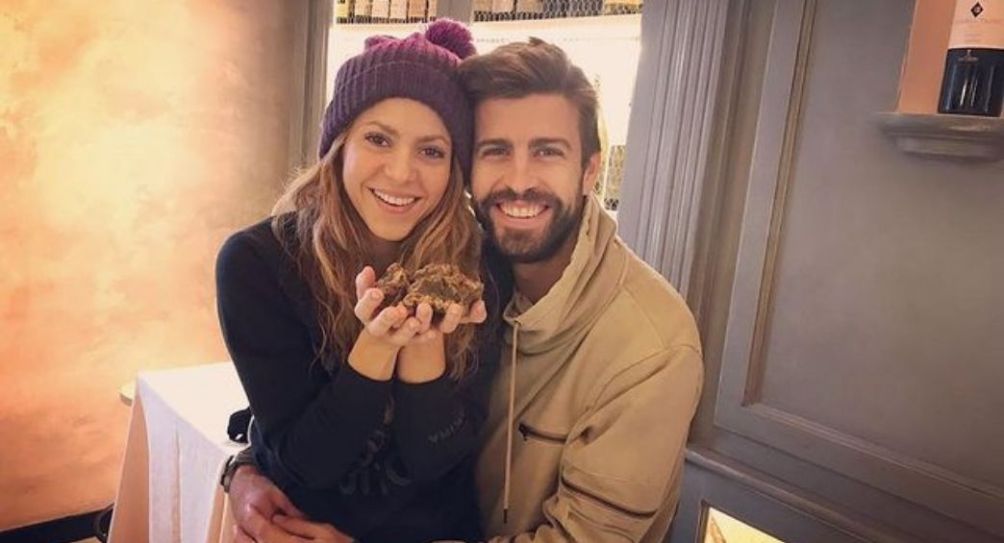 Shakira junto a Gerard Piqué