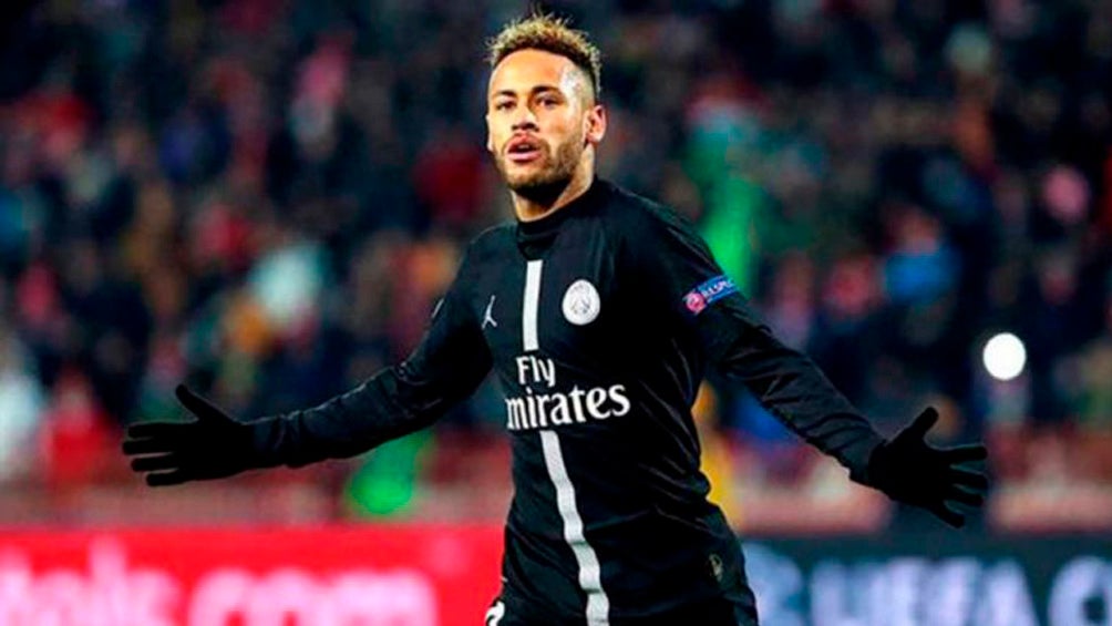 Neymar en un partido del PSG