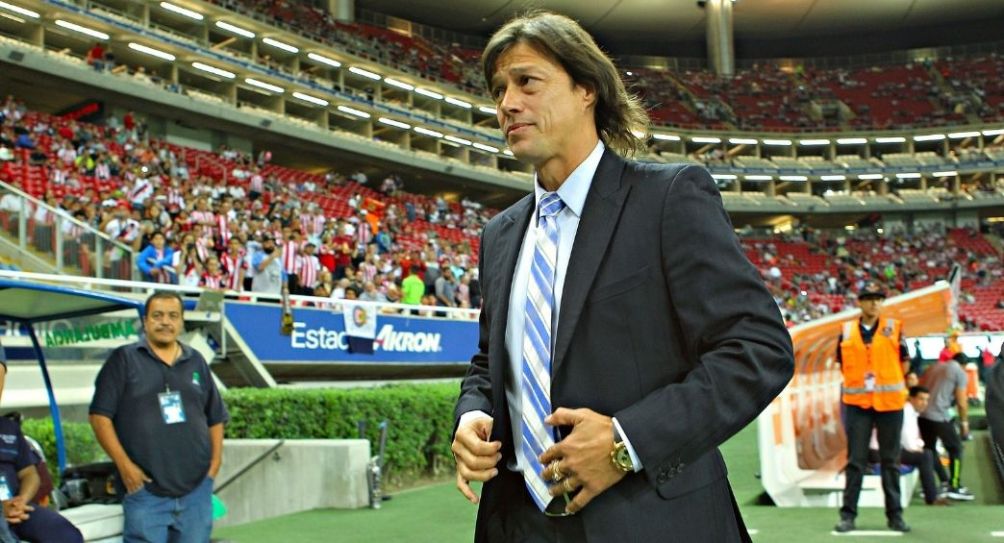 Matías Almeyda en un partido de Chivas