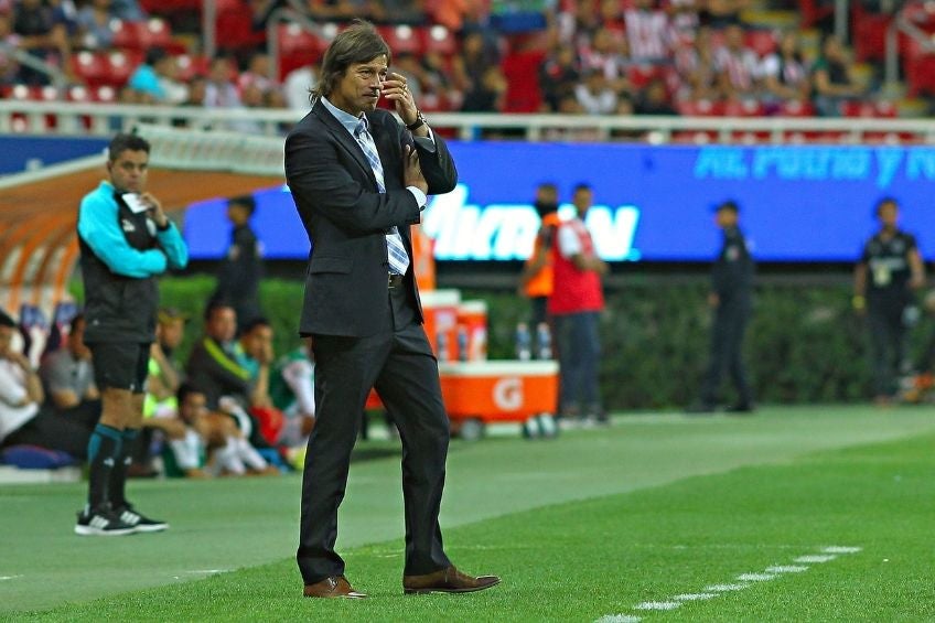 Matías Almeyda en un partido de Chivas