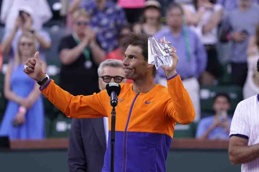 Rafael Nadal perdió la final del Indian Wells 