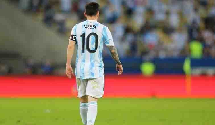 Messi con la selección argentina 