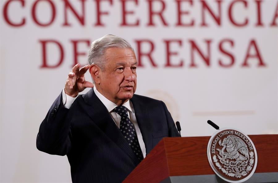 López Obrador en conferencia de prensa matutina