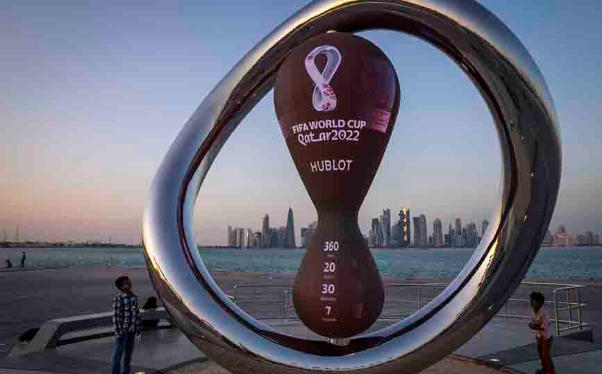 Reloj oficial para la cuenta regresiva de Qatar 2022