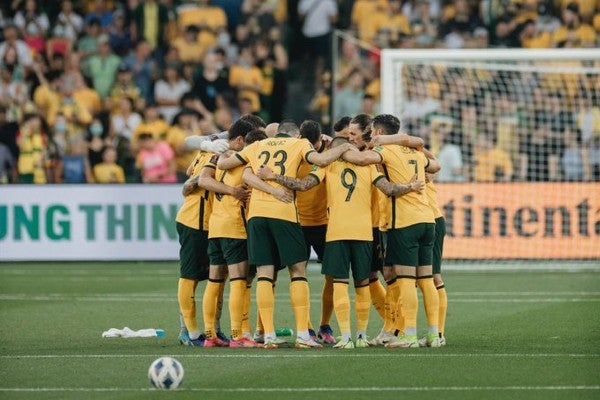 Selección de Australia previo a partido