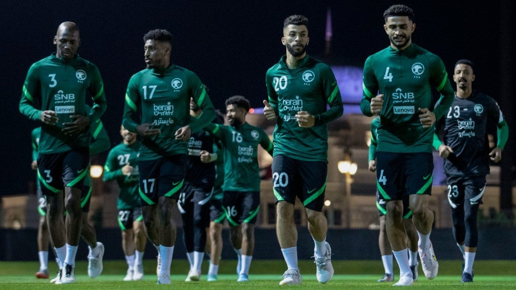 Arabia Saudita durante entrenamiento