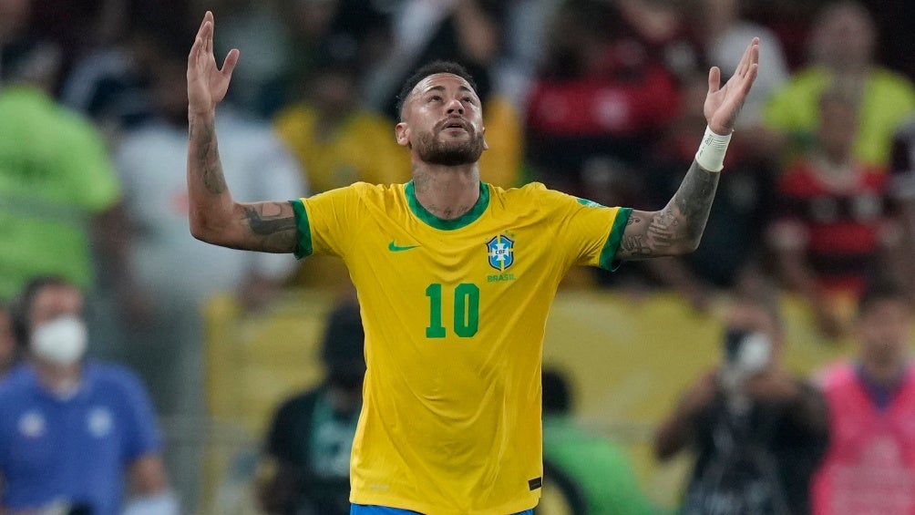 Neymar Jr. en la victoria vs Chile