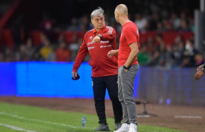 Martino con Gregg Berhalter