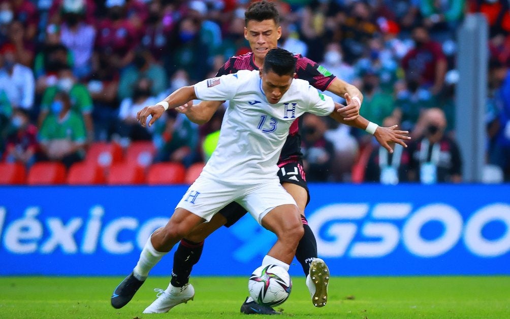 Acción en el México vs Honduras