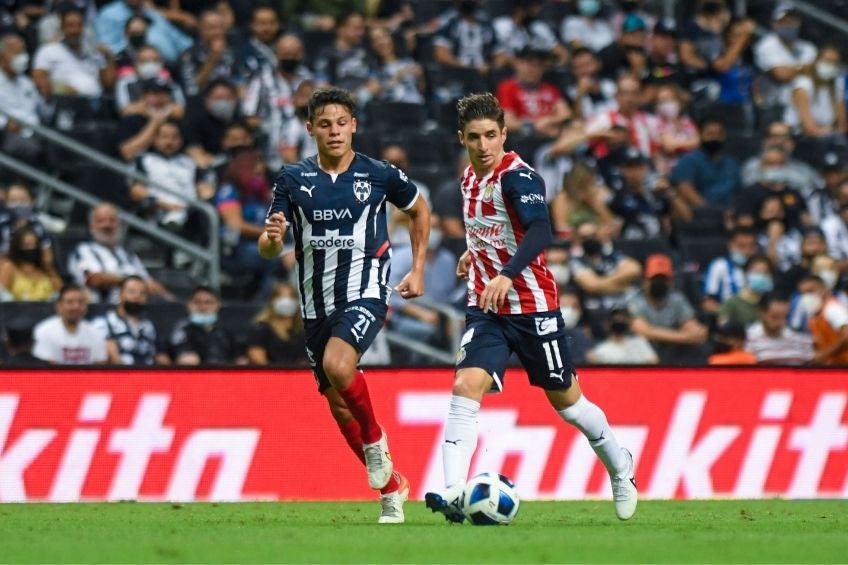 Isaac Brizuela y Alfonso González durante un partido