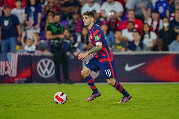 Christian Pulisic en acción