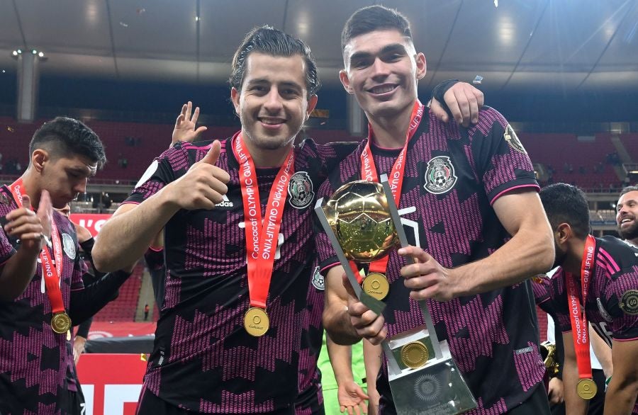 Mozo y Vásquez con la Selección Mexicana