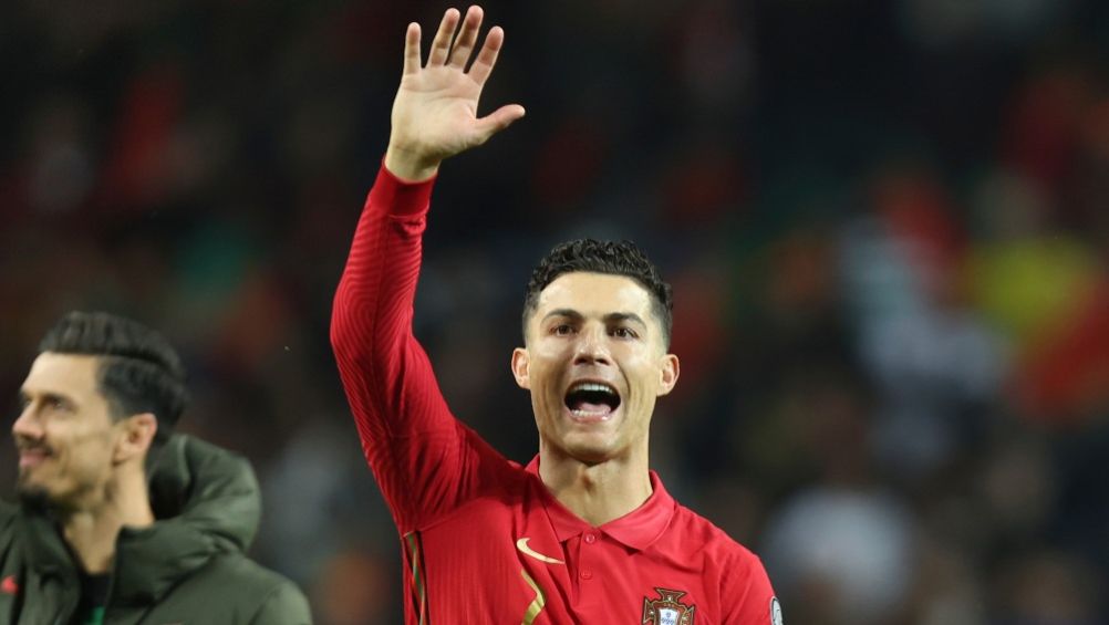 Cristiano Ronaldo en festejo con Portugal