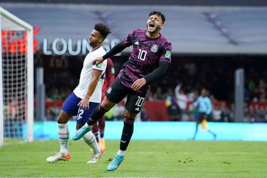 Vega en el partido ante Estados Unidos 