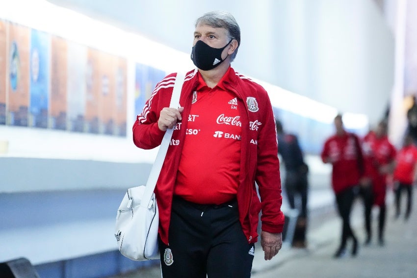 Gerardo Martino en un partido de México