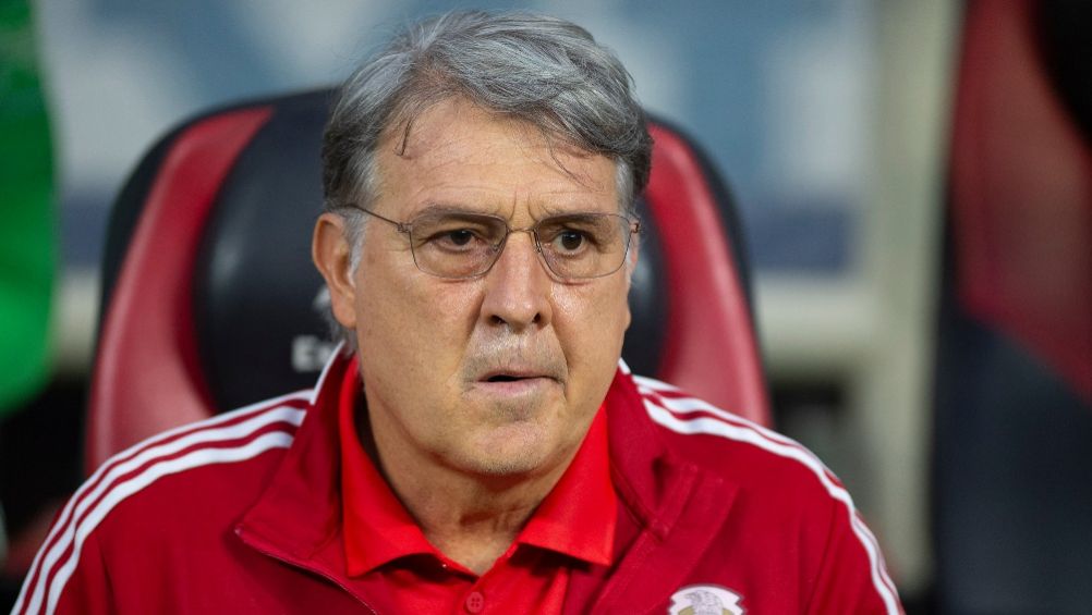 Gerardo Martino en un partido de México