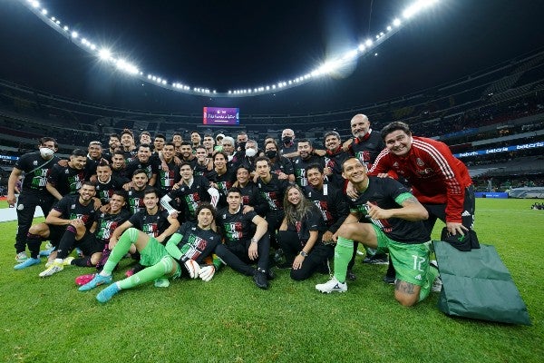 Selección Mexicana celebra boleto a Qatar 2022