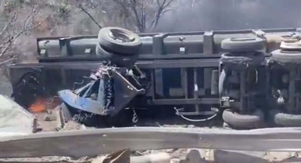 Accidente en la autopista del Sol