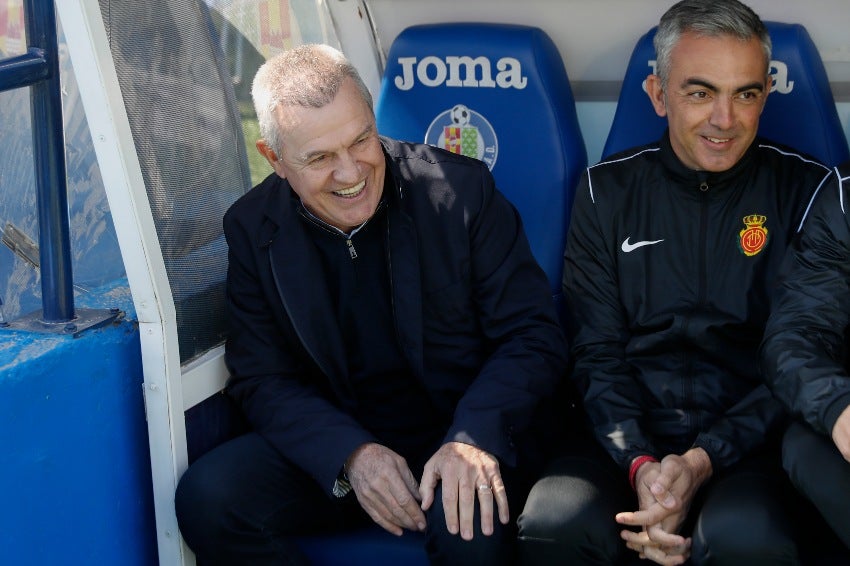 Javier Aguirre en su debut como DT del Mallorca 