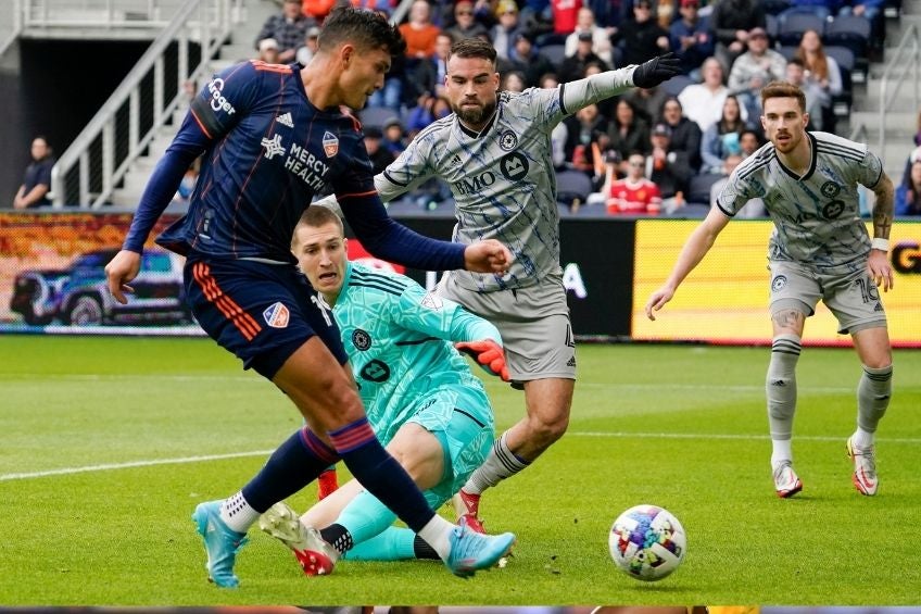 Vázquez en un partido con Cincinnati