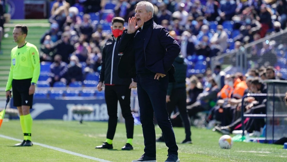 Javier Aguirre en su debut como DT del Mallorca 