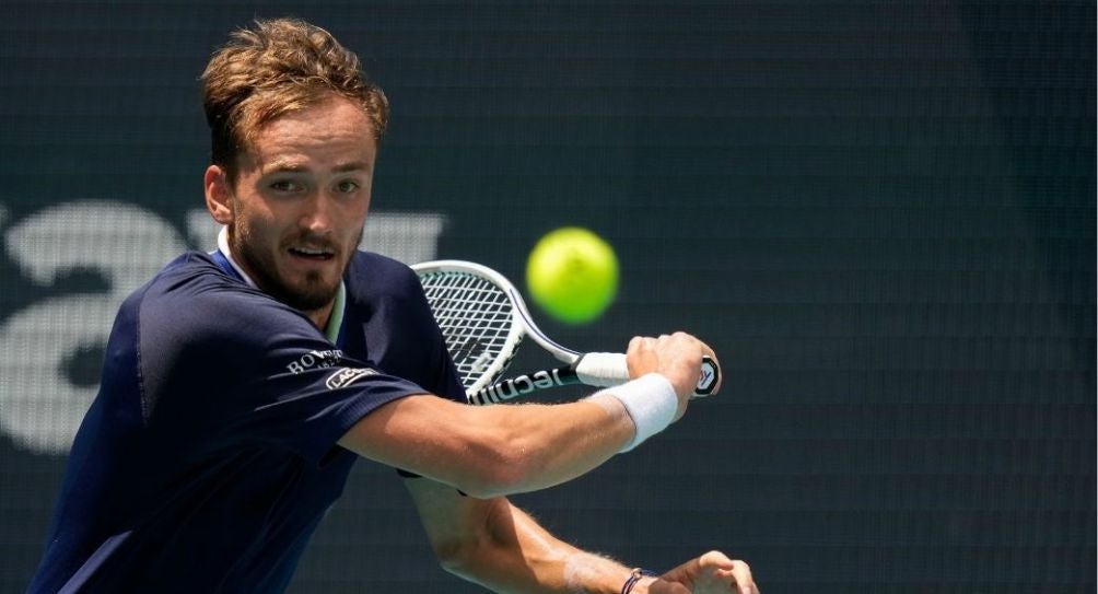 Daniil Medvedev en el Abierto de Miami