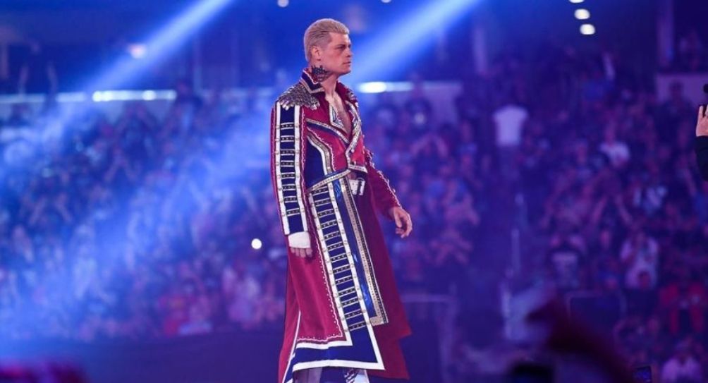 Cody Rhodes en su regreso a WWE