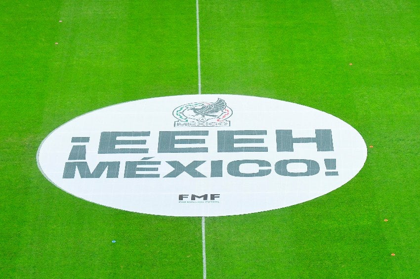 Pancarta a favor del grito: 'México' 