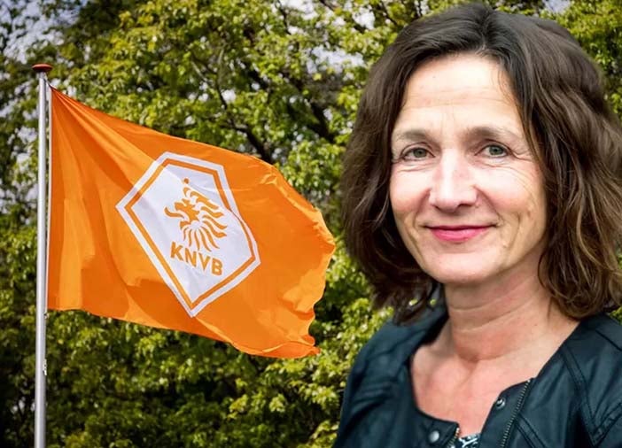 Marianne van Leeuwen, presidenta de la Federación Neerlandesa de Futbol 