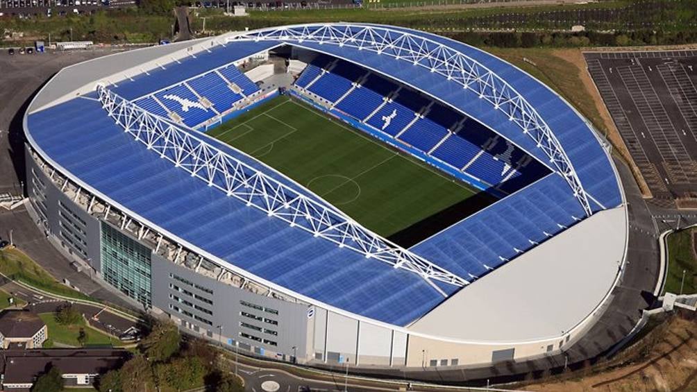 Falmer Stadium; cancha del Brighton and Hove Albion FC