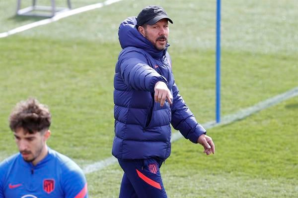 Diego Simeone, entrenador del Atlético de Madrid