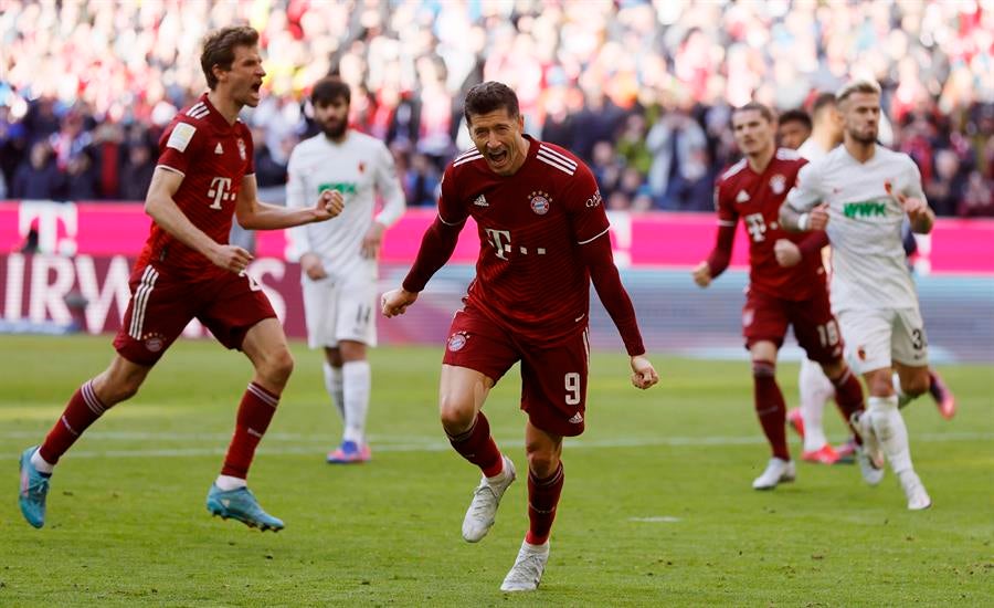 Lewandowski le dio la victoria al Bayern