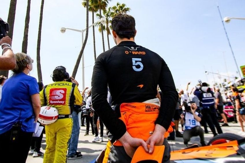 Patricio O'Ward tras el GP Long Beach