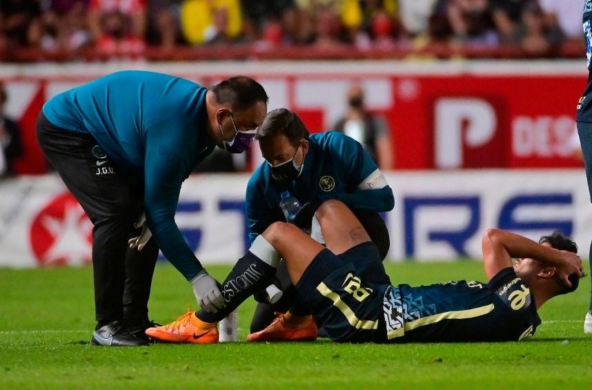 Valdez, lesionado vs Necaxa