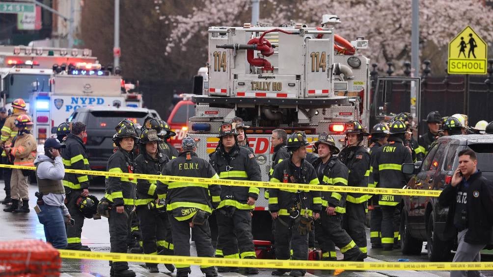 Tiroteo en una estación de metro en Brooklyn, Nueva York