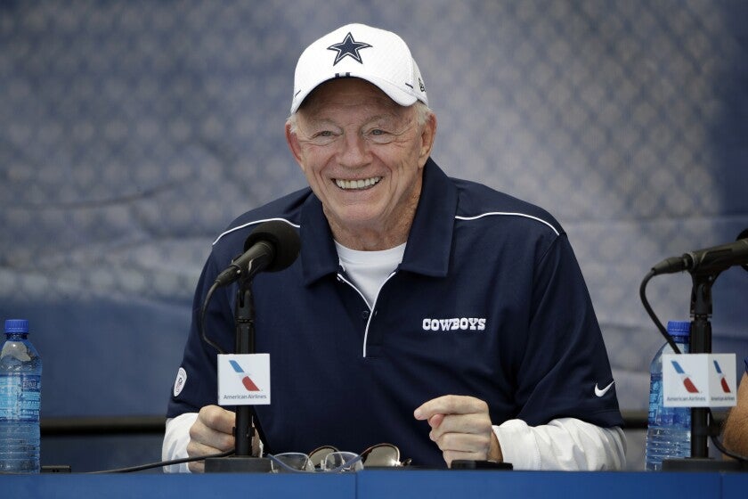 Jerry Jones, en conferencia de prensa