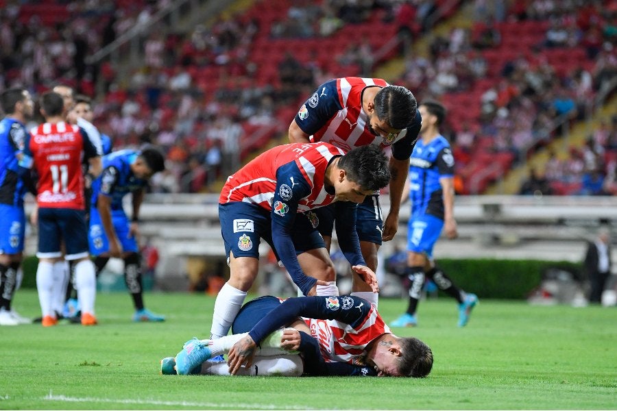 Fernando Beltrán se lesionó ante Rayados