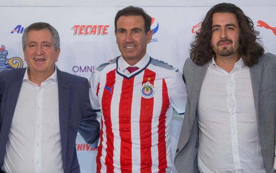 Jorge y Amaury Vergara con Francisco Gabriel de Anda