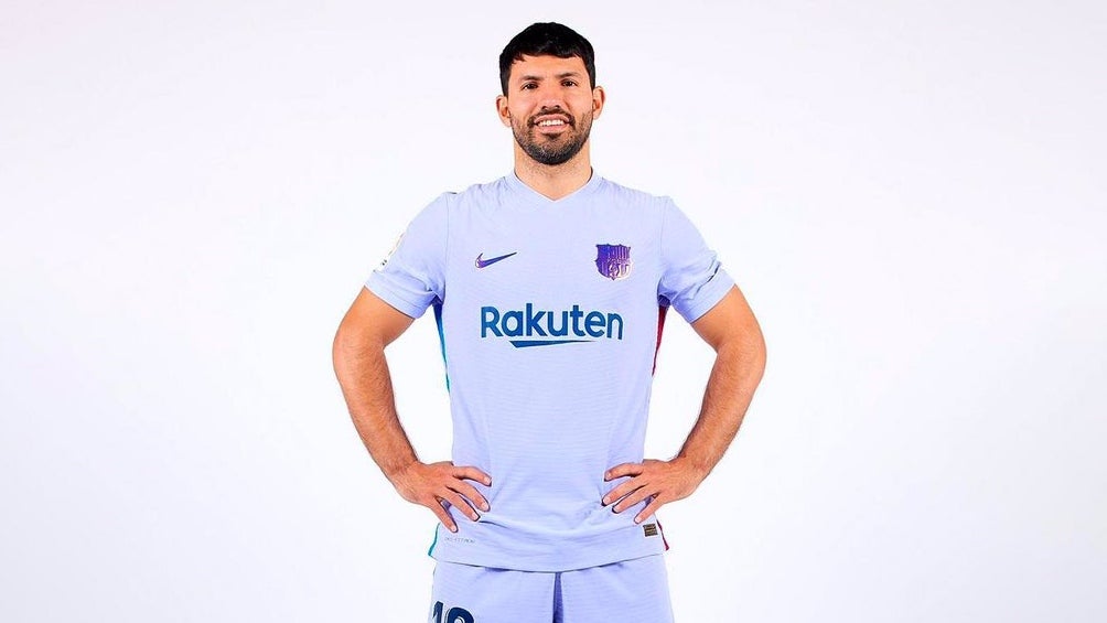 Sergio 'Kun' Agüero durante su paso por el FC Barcelona