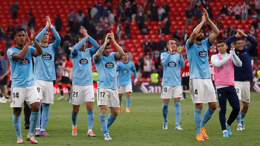 Celta de Vigo al termino del partido