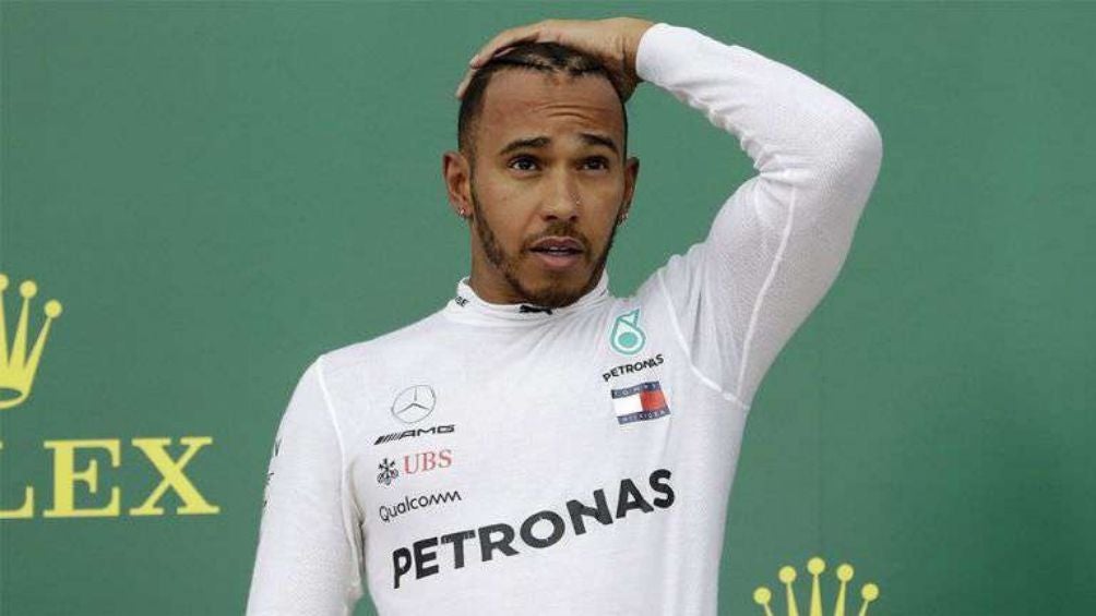 Hamilton tras una carrera