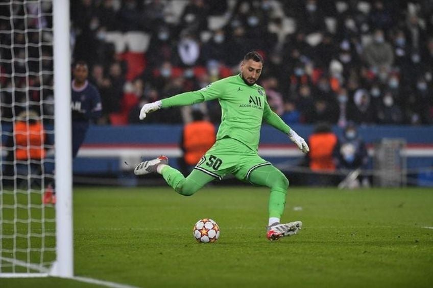 Gianluigi Donnarumma en un partido del PSG