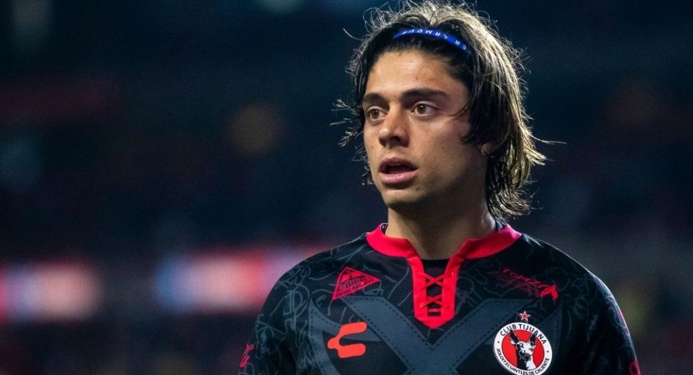 Joaquín Montecinos en un partido de Xolos