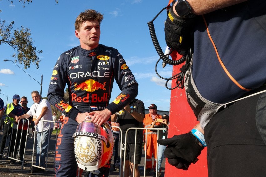 Max Verstappen tras abandonar el GP de Australia