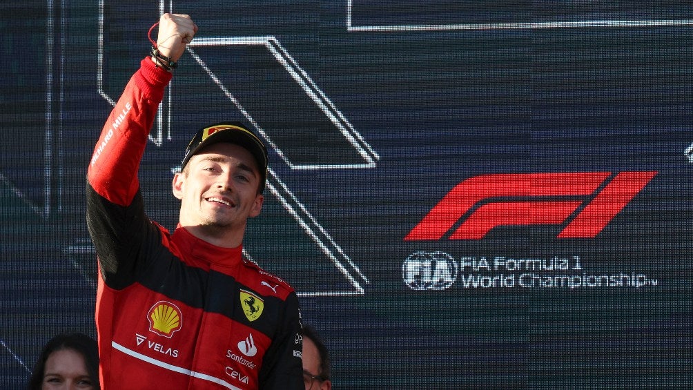 Leclerc después de ganar el GP de Australia