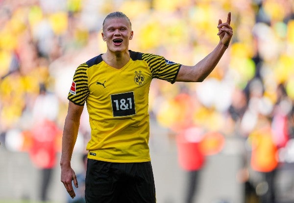 Erling Haaland con el Borussia Dortmund