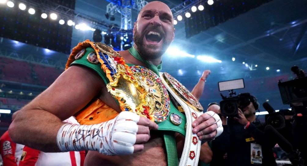 Tyson Fury tras derrotar a Whyte