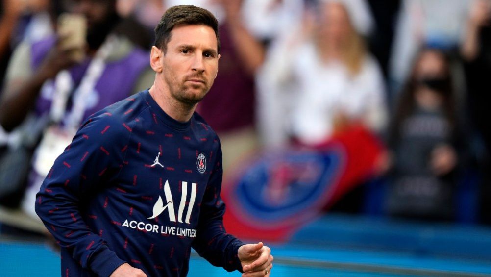 Lionel Messi en un partido del PSG